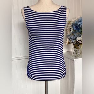 Kenar Blue & White Striped Top – Small